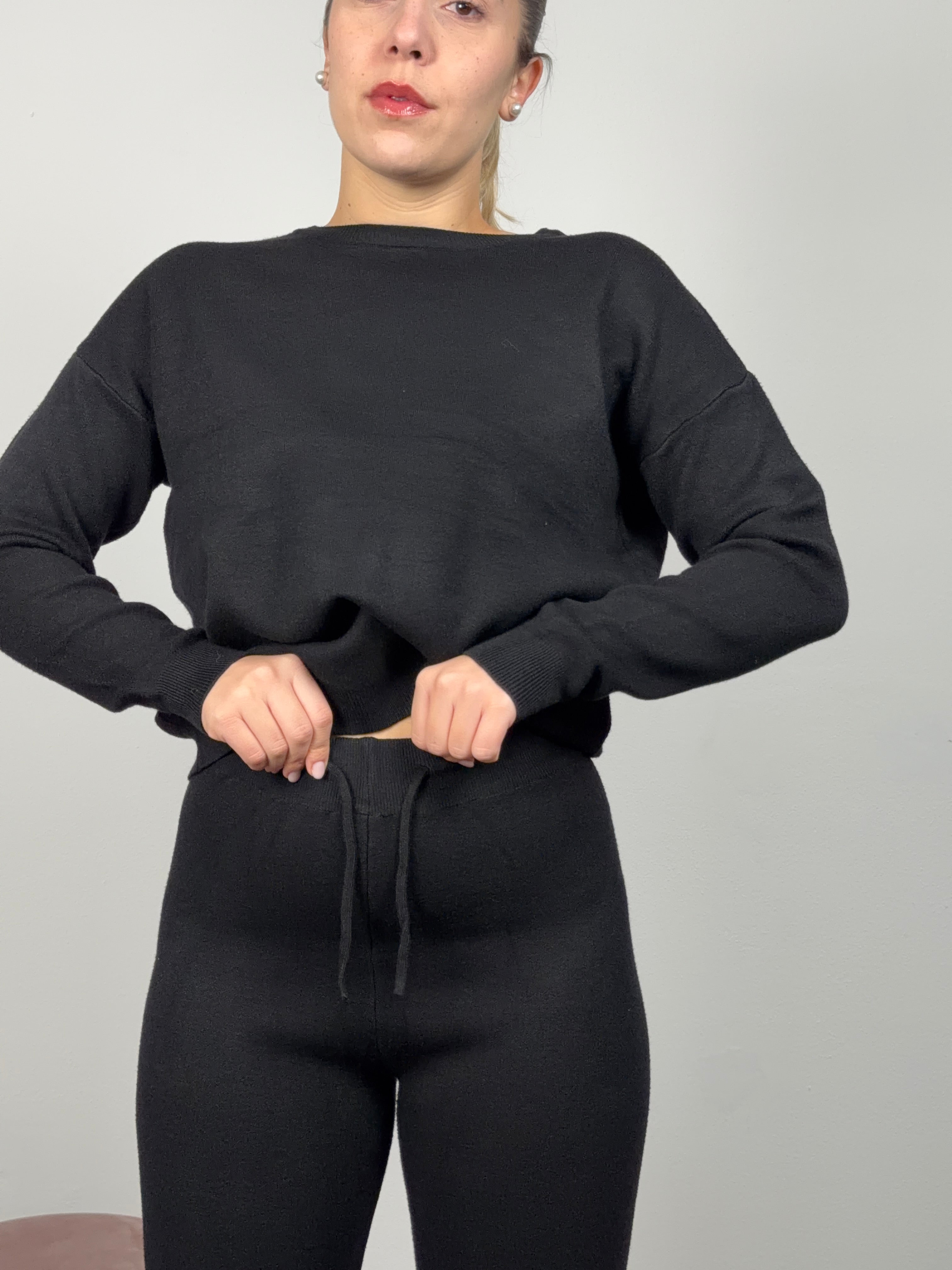 COORDINATO MORBIDO NERO