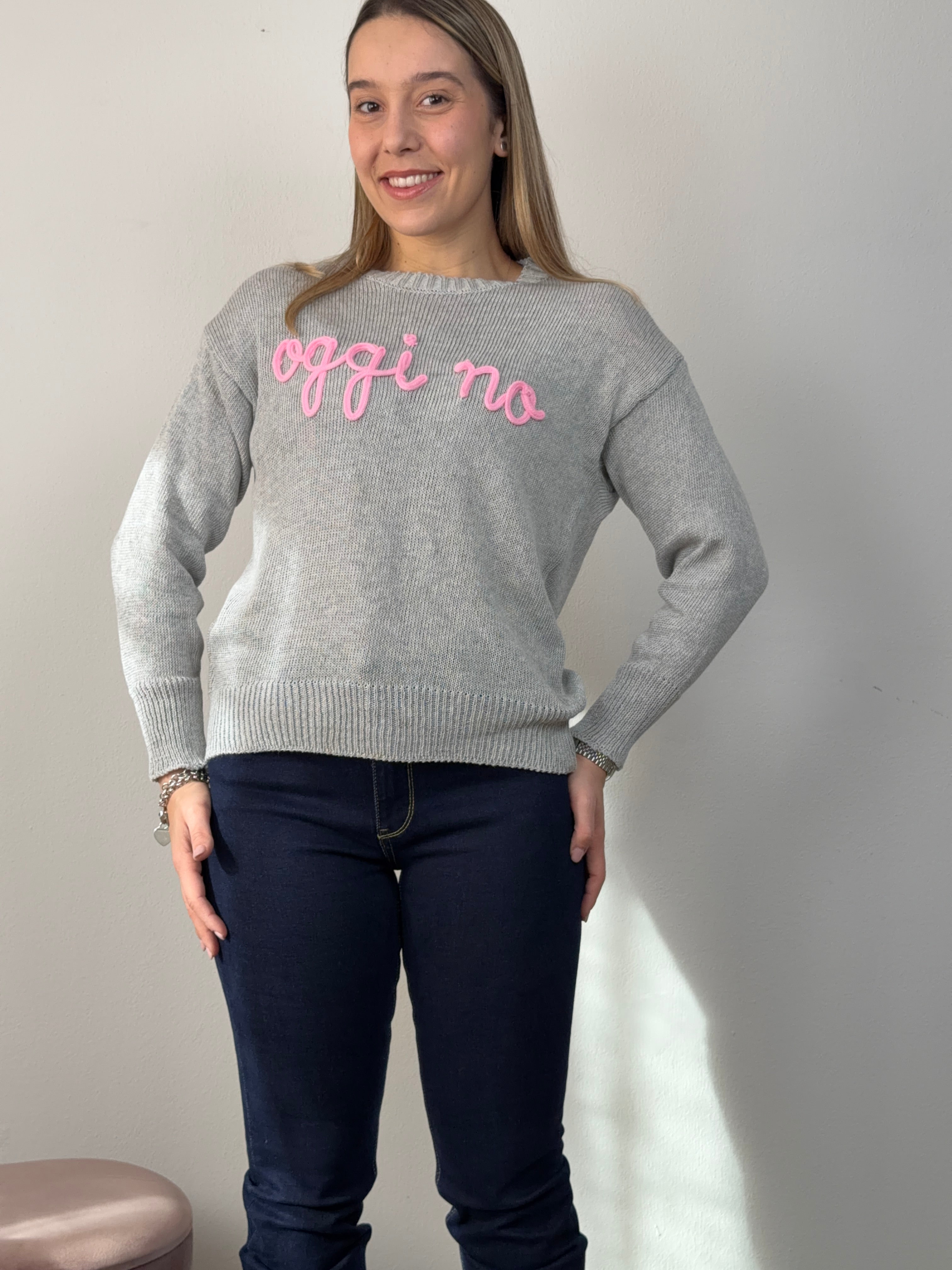 MAGLIONCINO OGGI NO GRIGIO