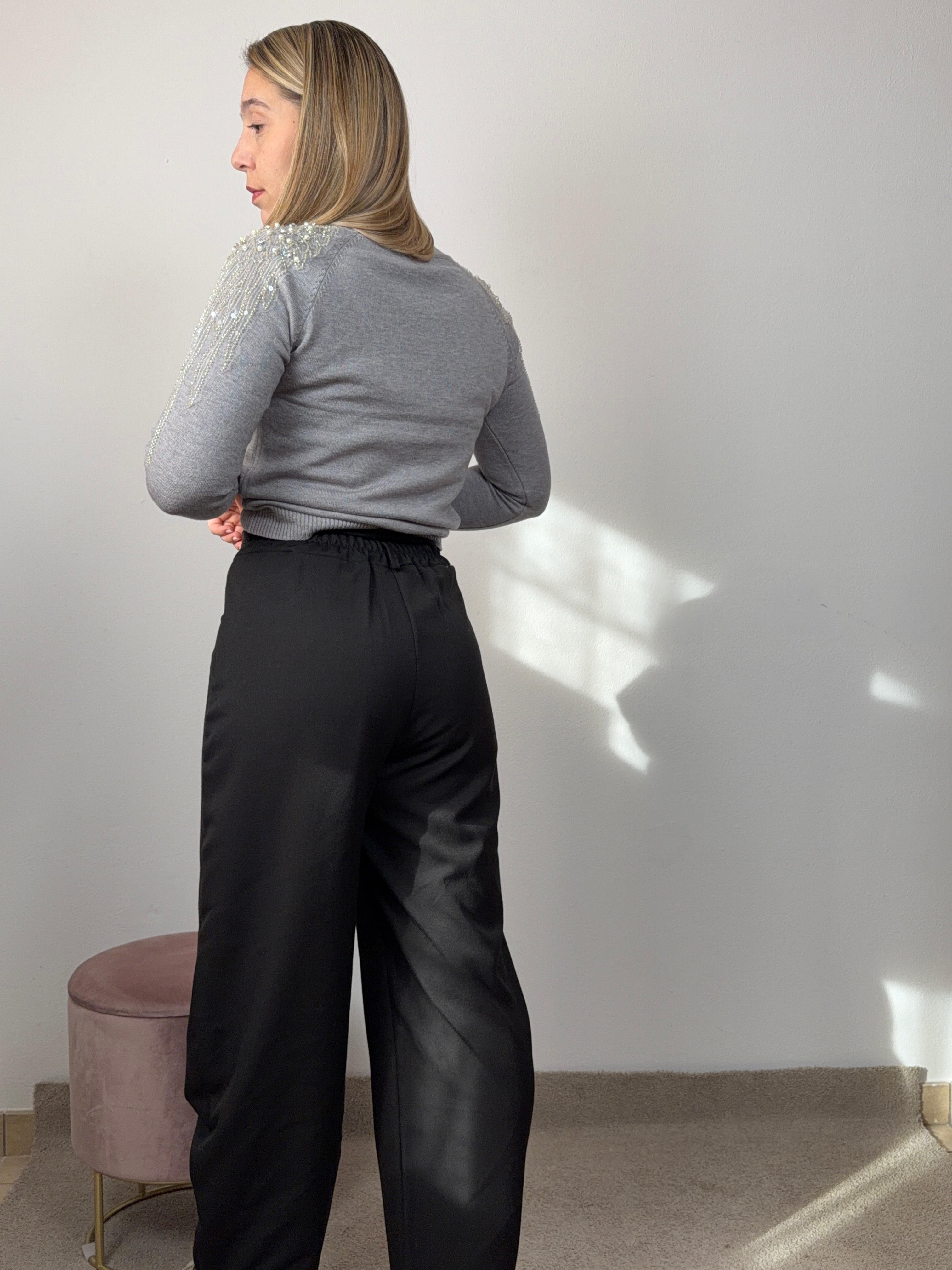 PANTALONE BALLOON NERO