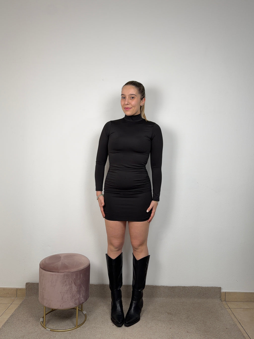 VESTITO ADERENTE NERO
