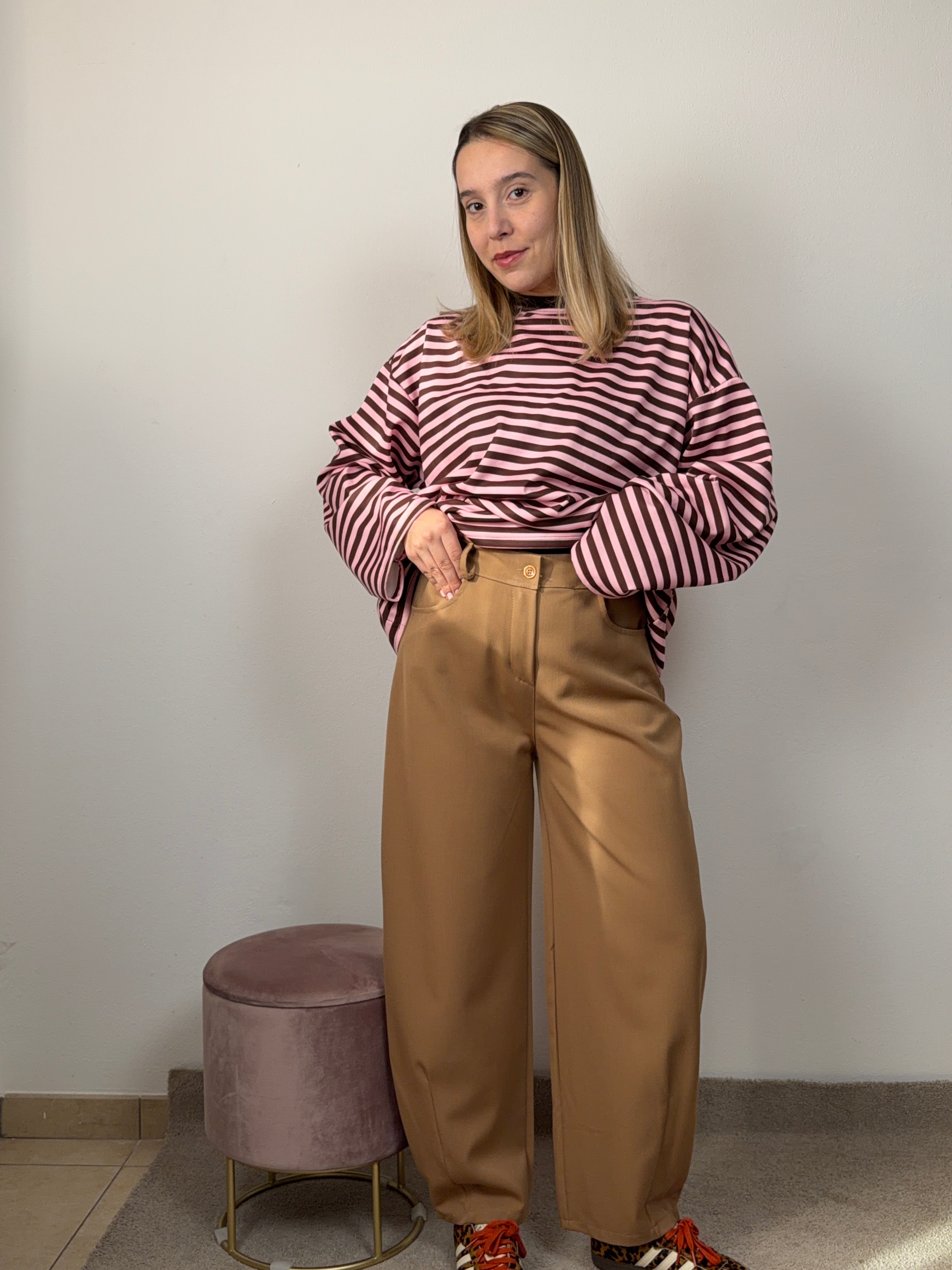 PANTALONE BALLOON BEIGE