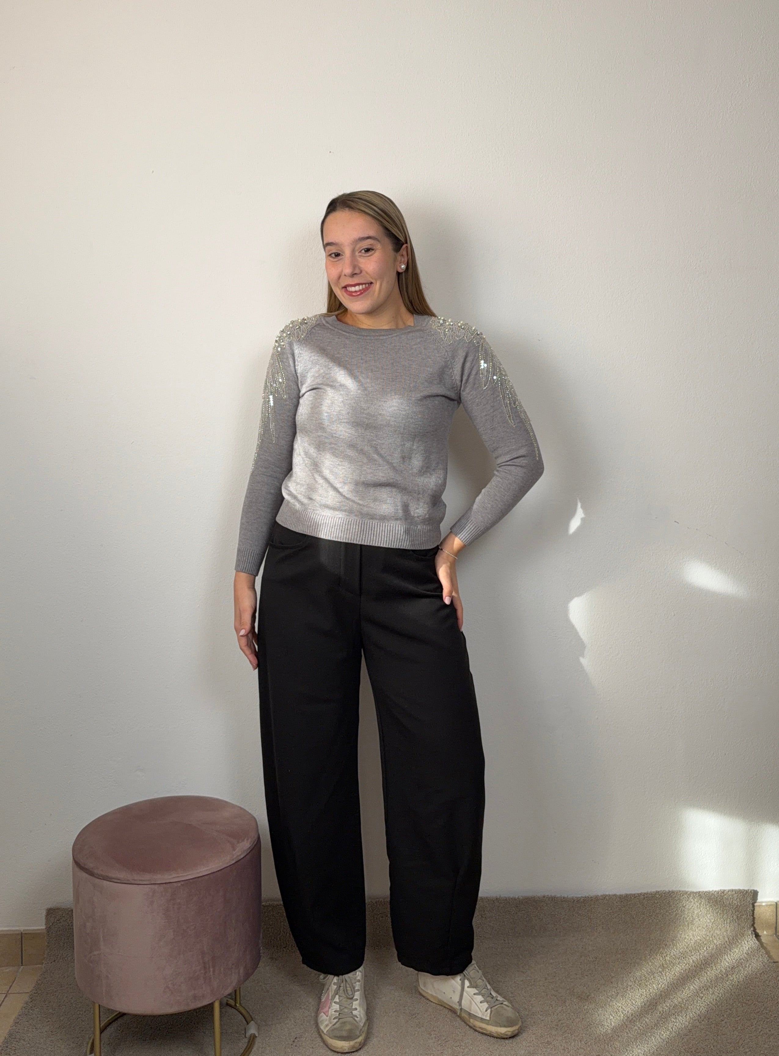 PANTALONE BALLOON NERO