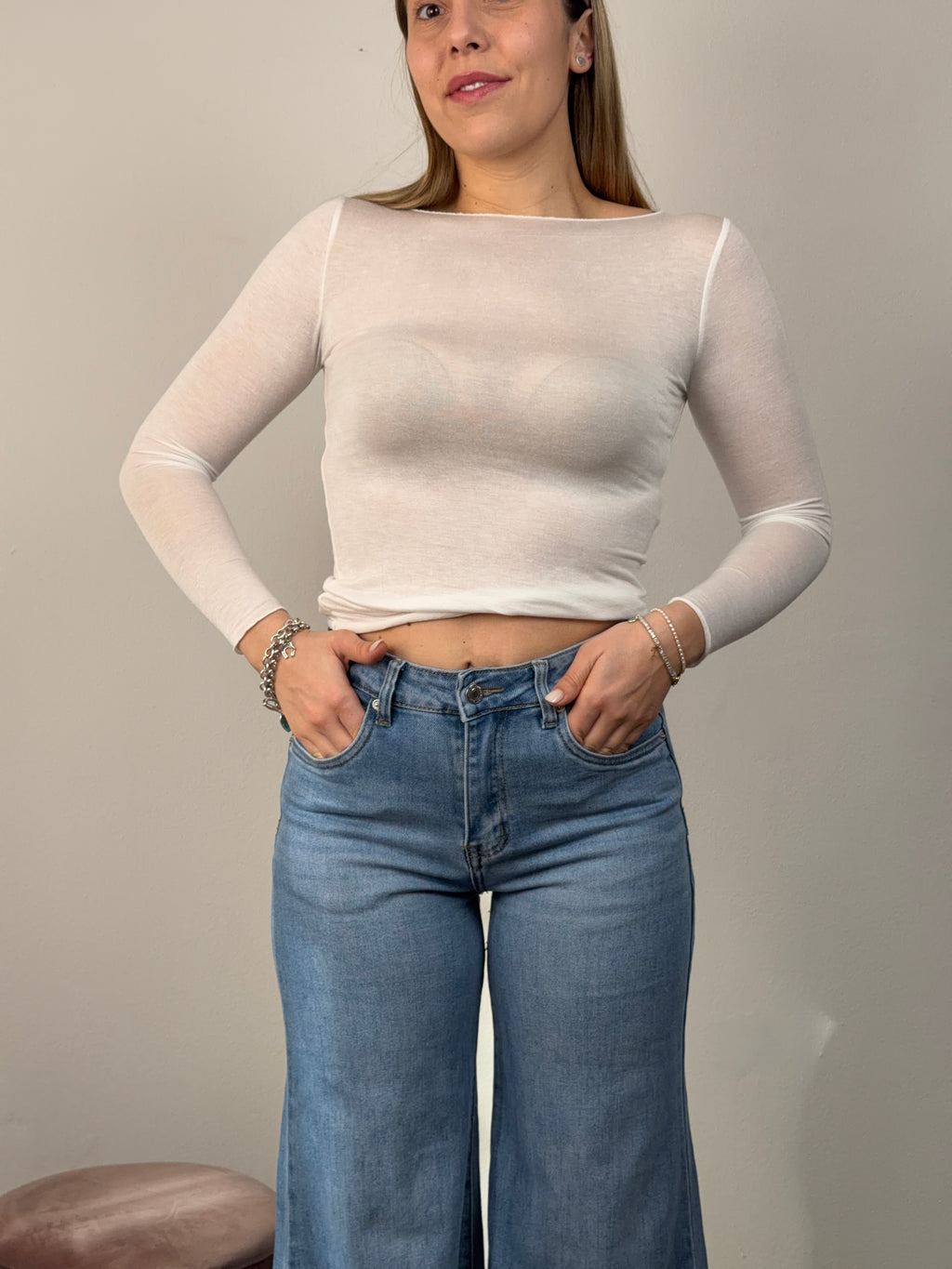 JEANS ZAMPA VOLU