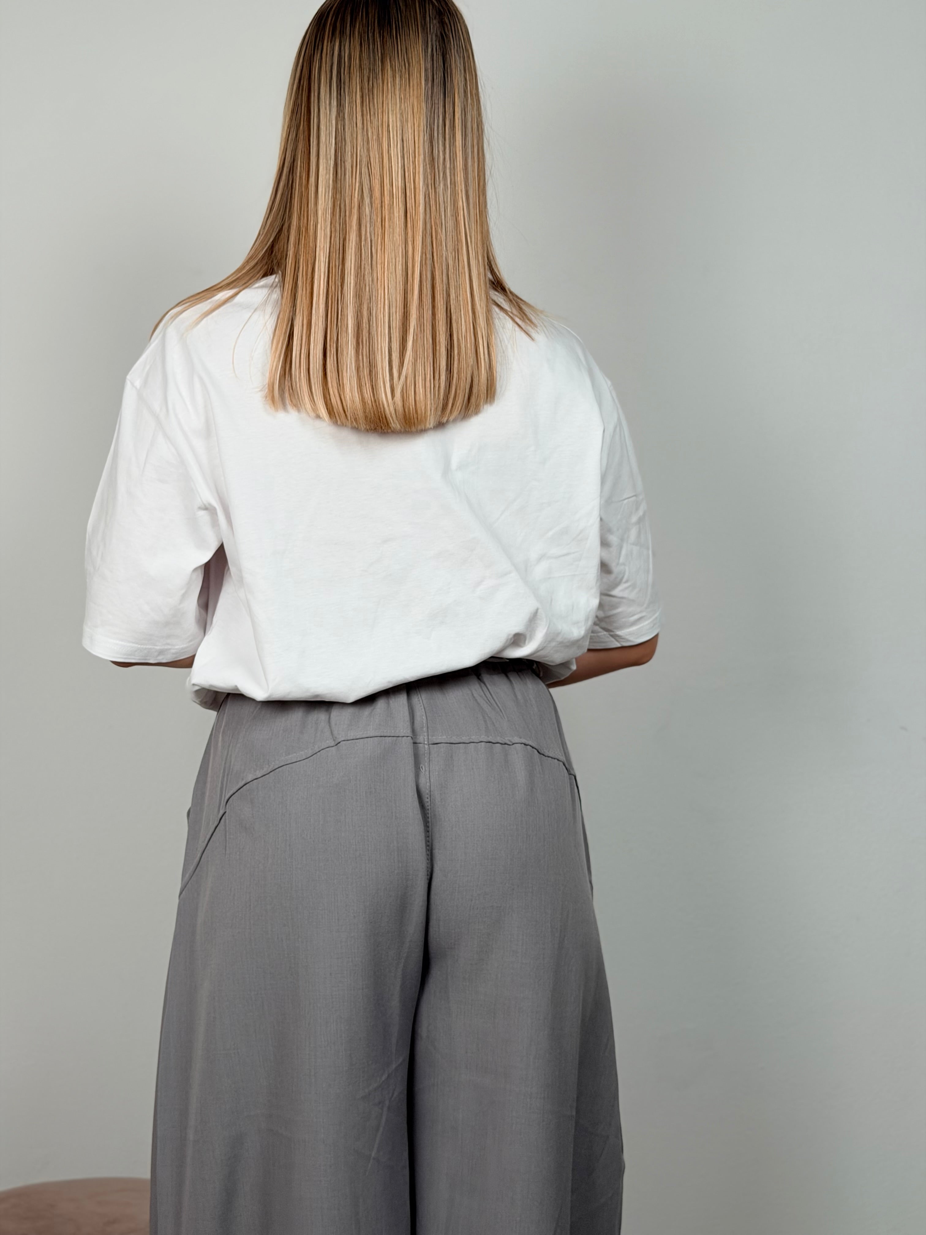 PANTALONE BALLOON OVER GRIGIO