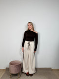 PANTALONE BANDE BEIGE