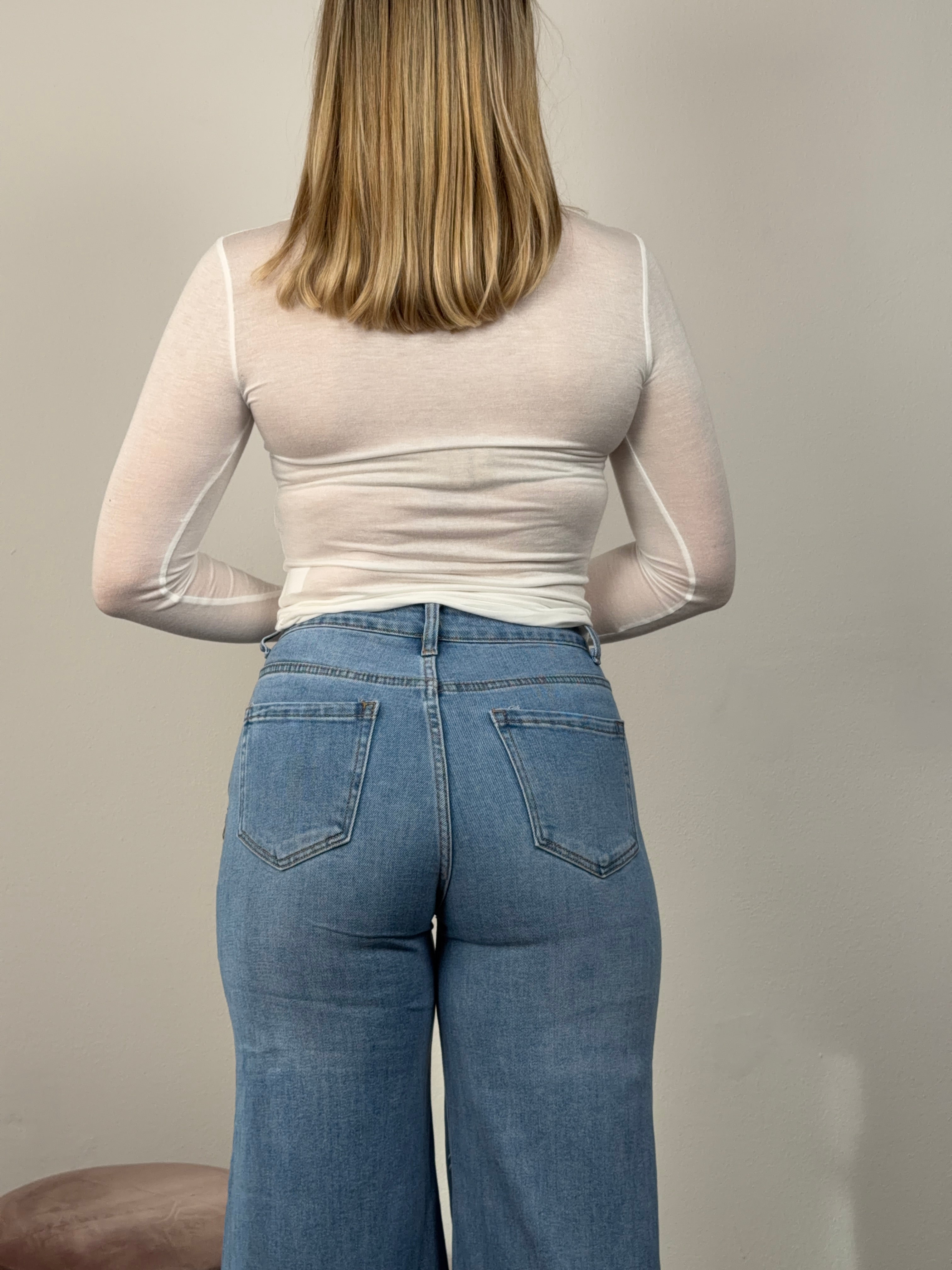 JEANS ZAMPA VOLU
