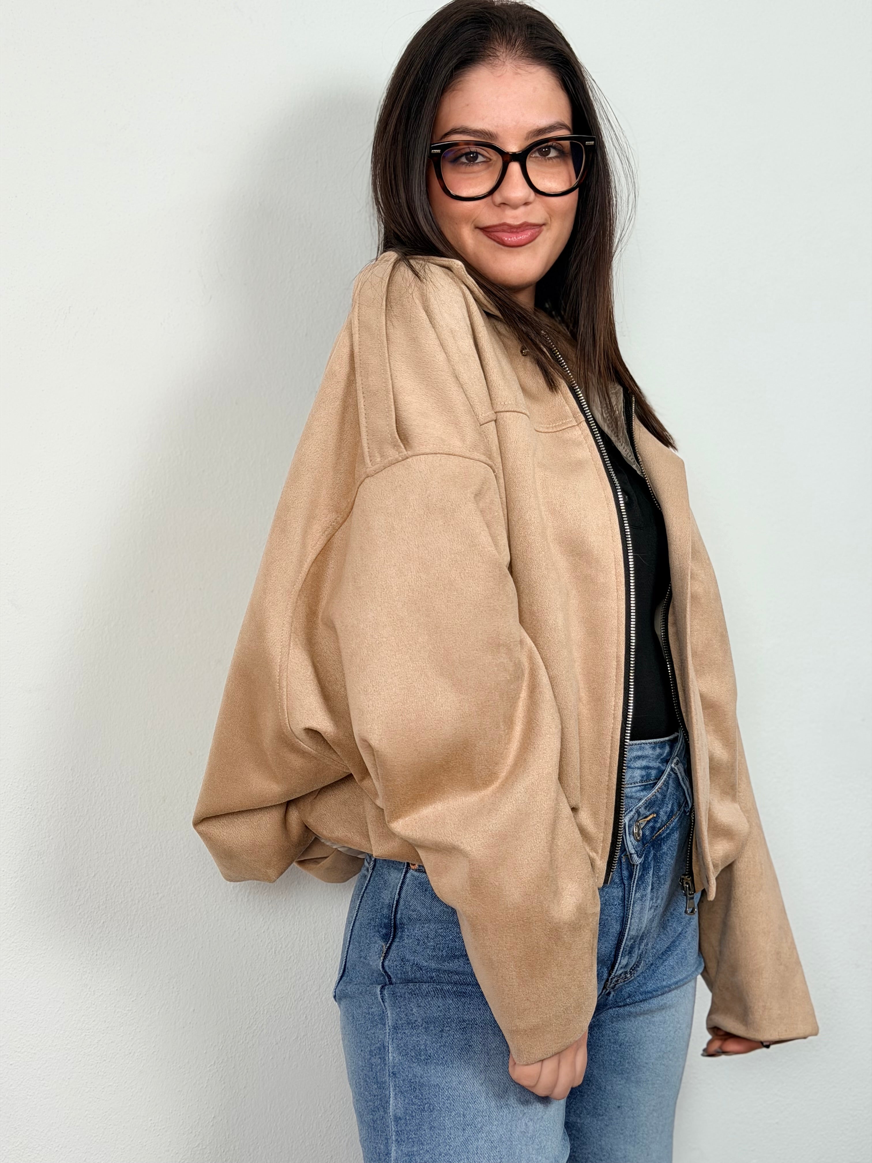 GIACCA SCAMOSCIATA BEIGE