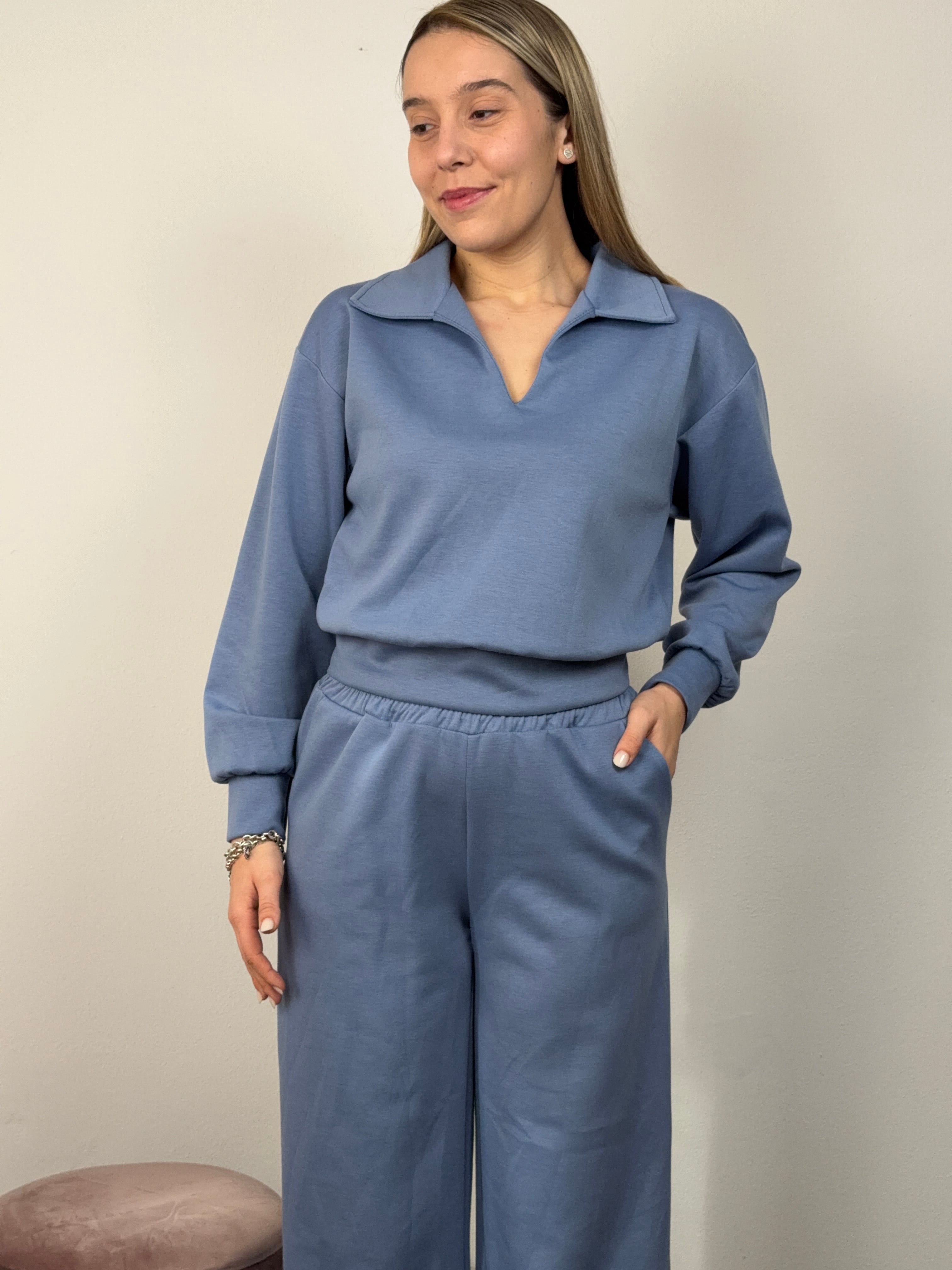 COORDINATO COMFY CELESTE