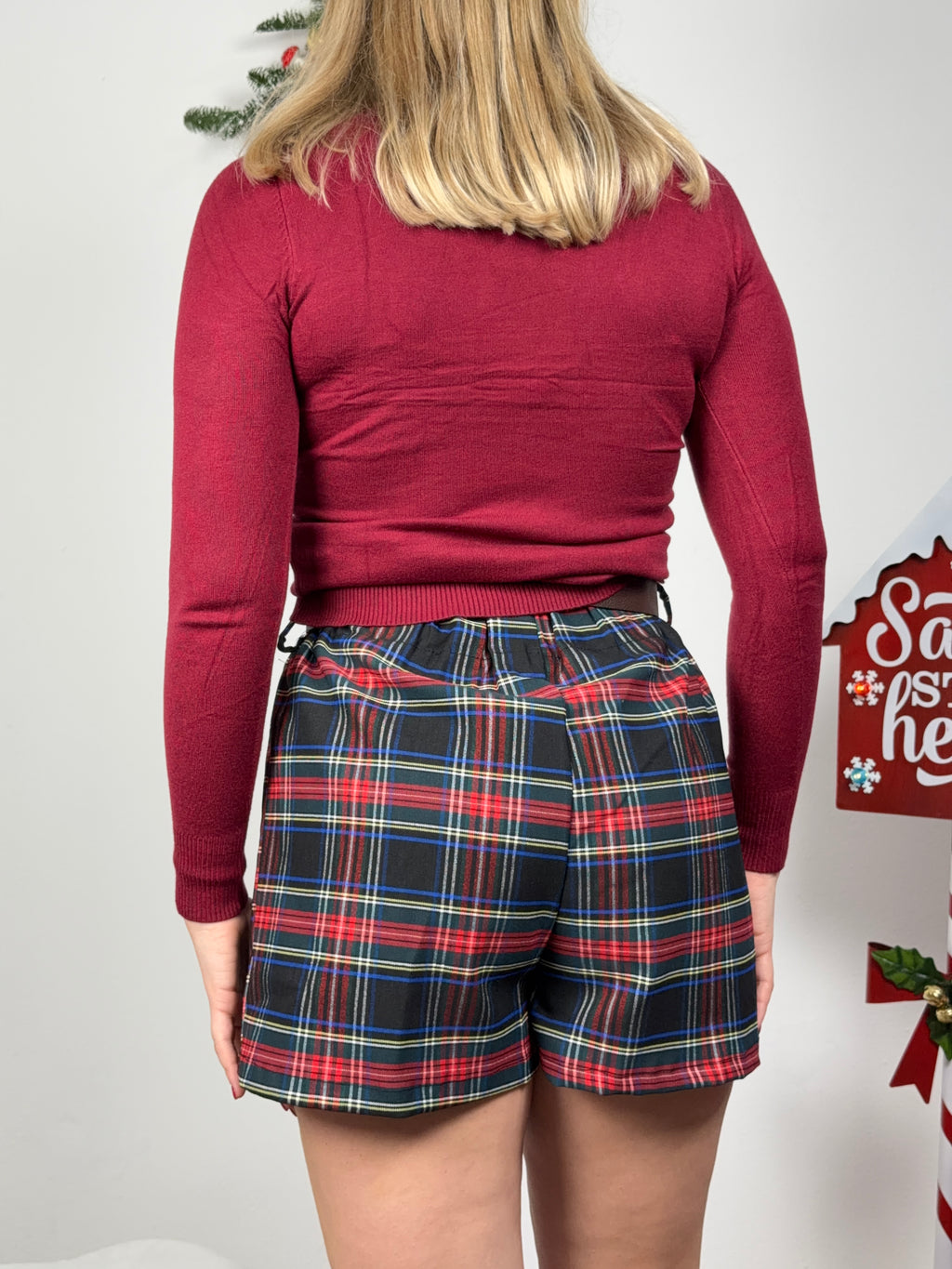 PANTALONCINO TARTAN