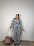 COORDINATO FELPATO GRIGIO