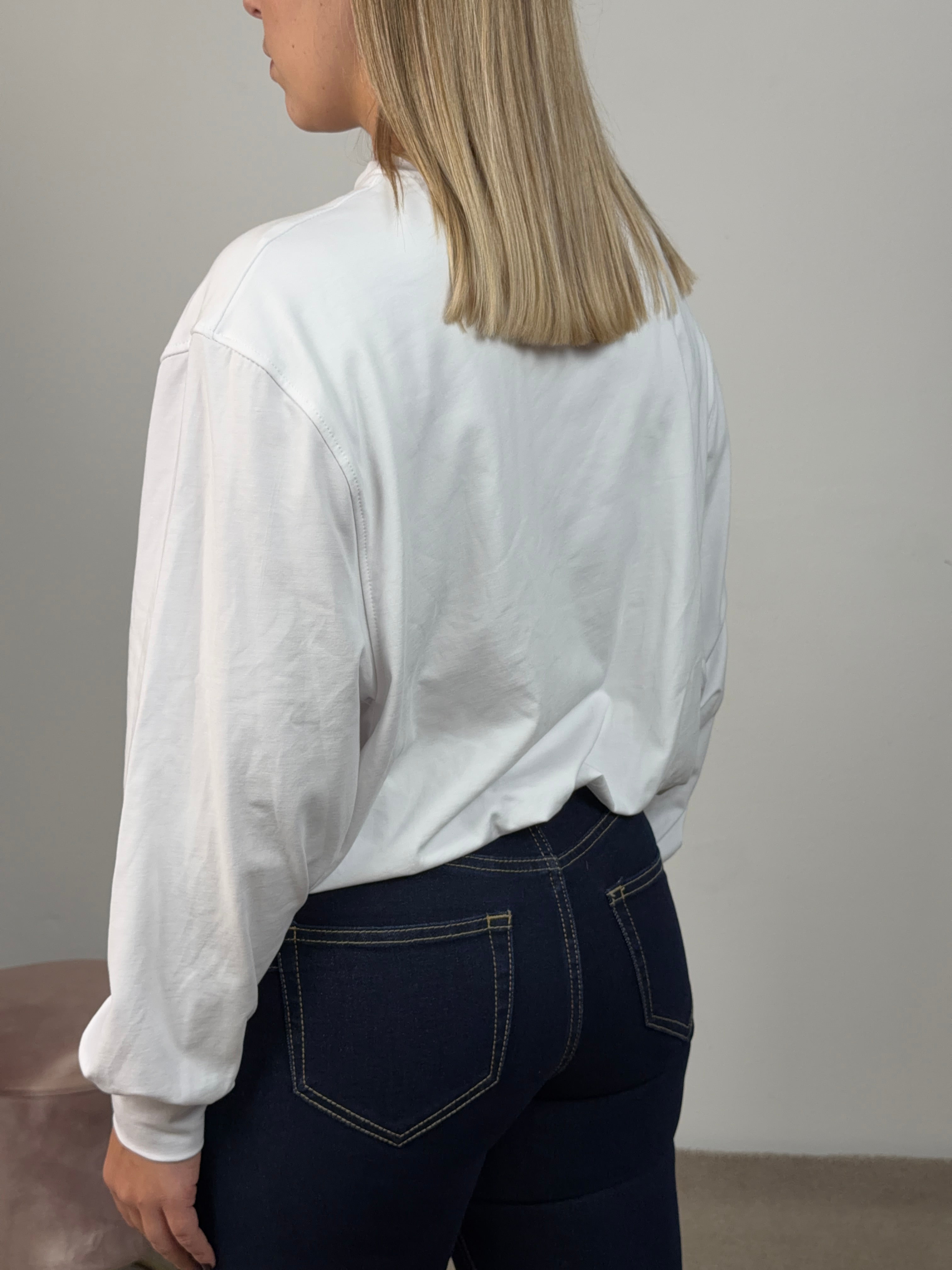 MAGLIA BALLOON BIANCA