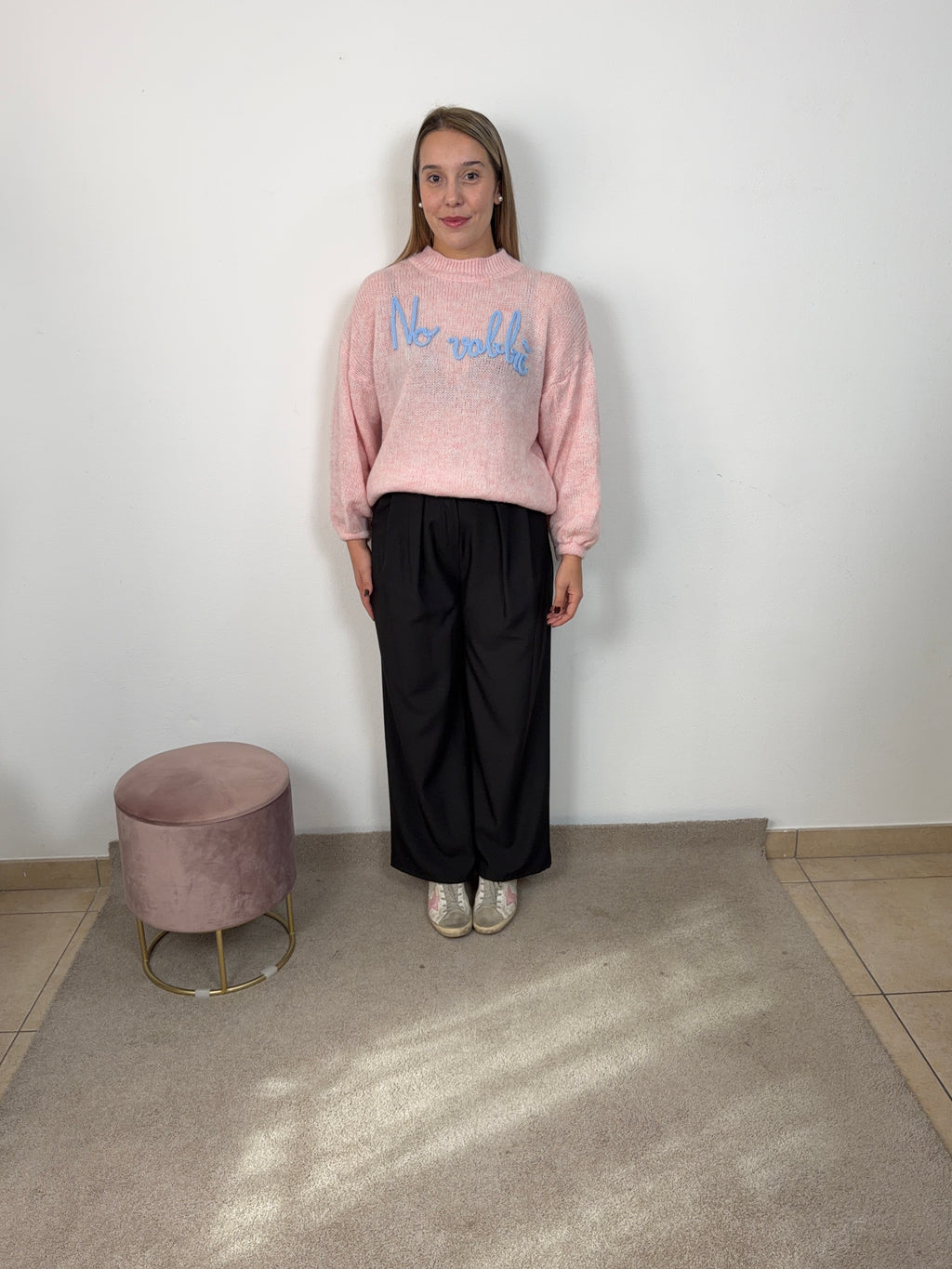 MAGLIONE NO VABBÈ ROSA