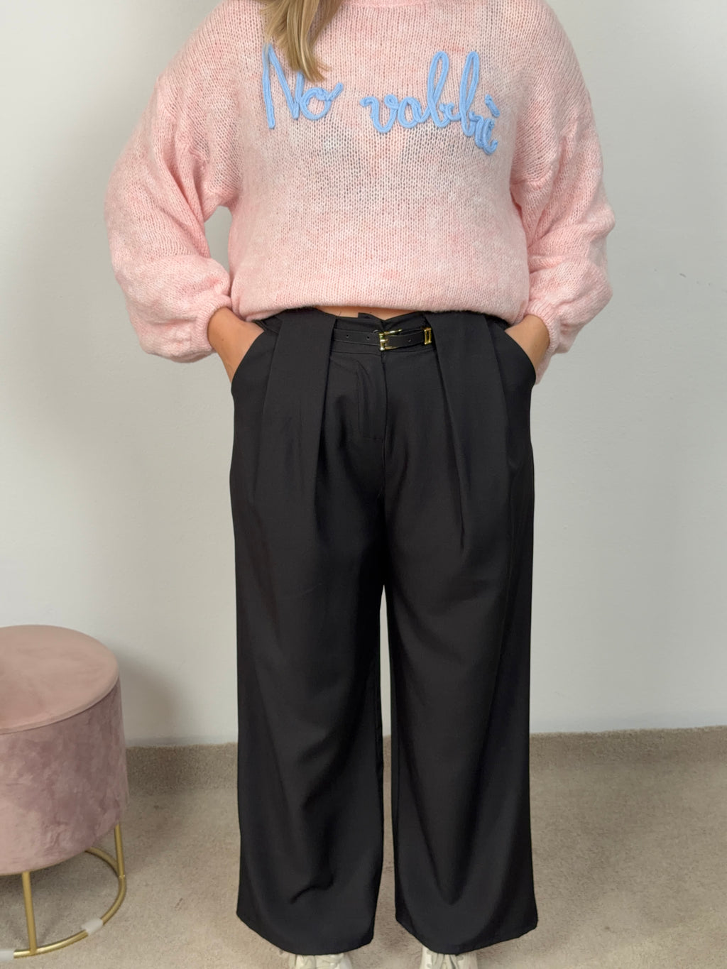 MAGLIONE NO VABBÈ ROSA