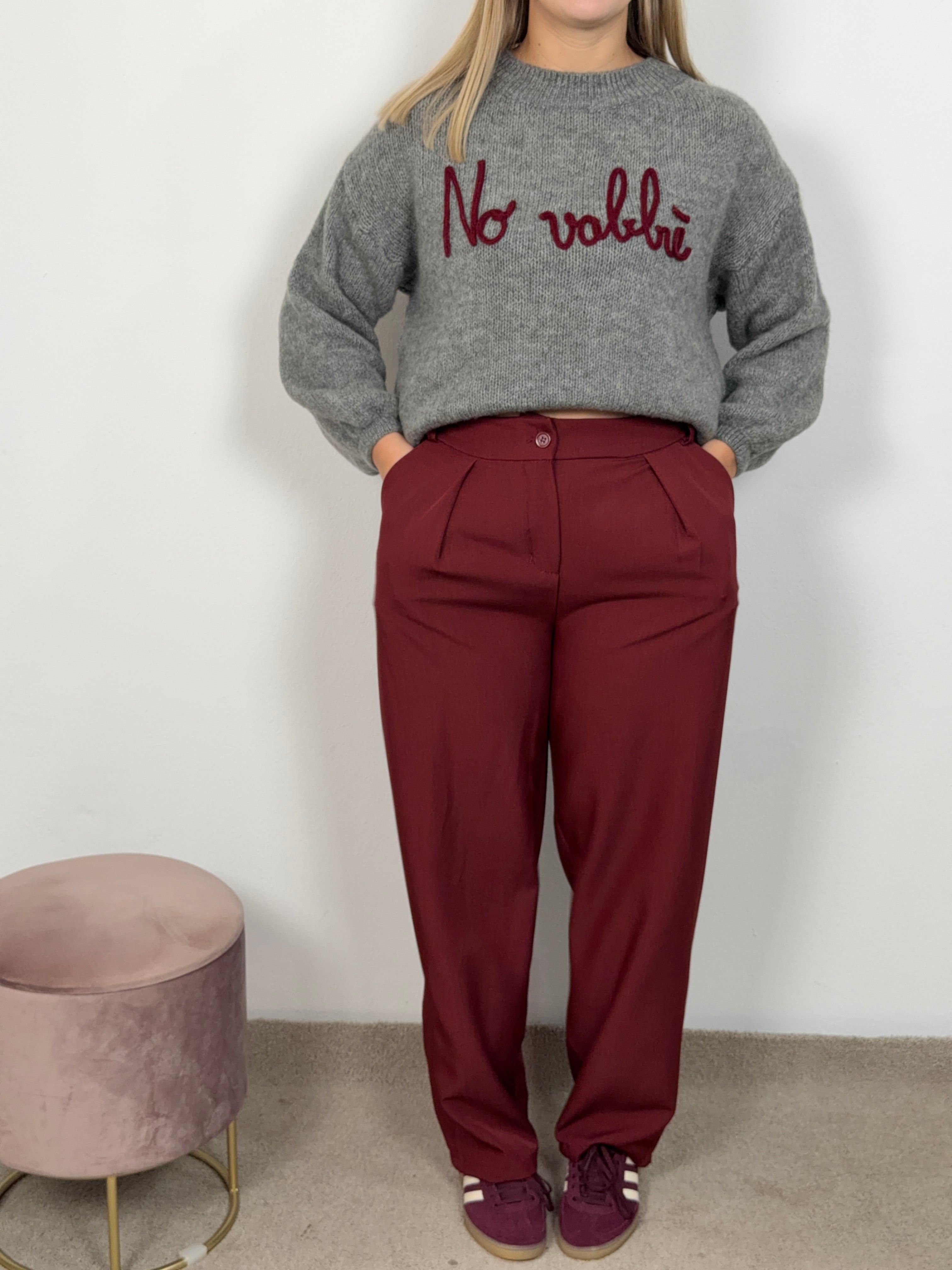 MAGLIONE NO VABBÈ GRIGIO