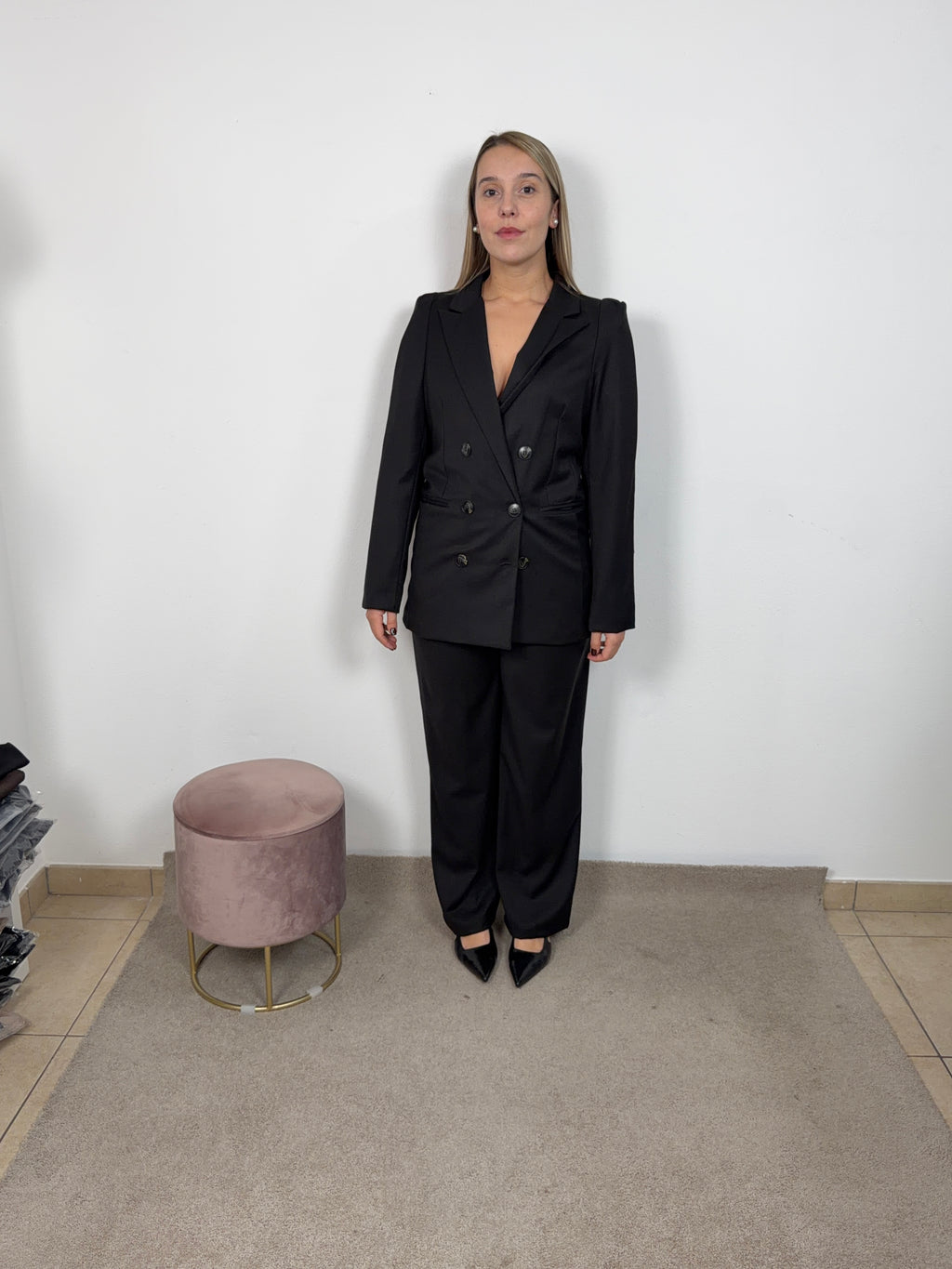 BLAZER DOPPIOPETTO NERO