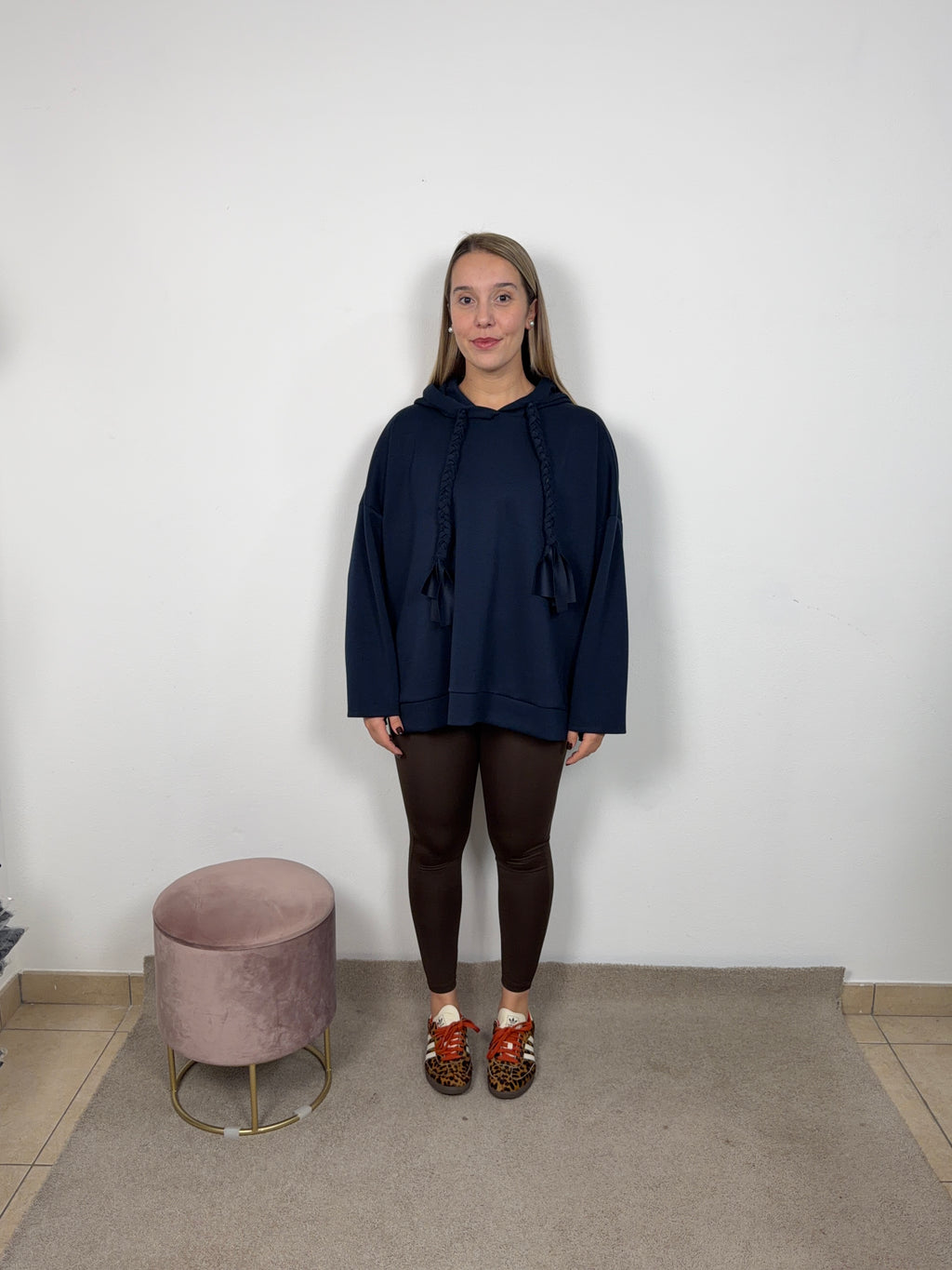 LEGGINGS MARRONE