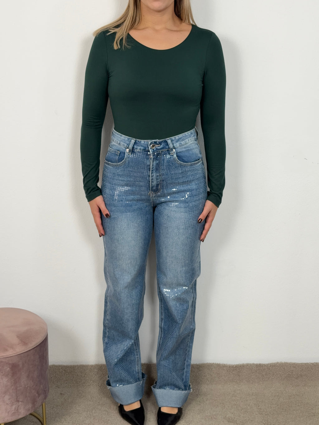 JEANS PAILLETTES