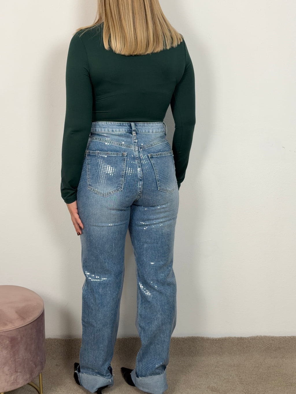 JEANS PAILLETTES