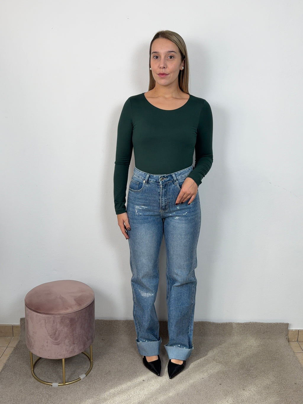 JEANS PAILLETTES