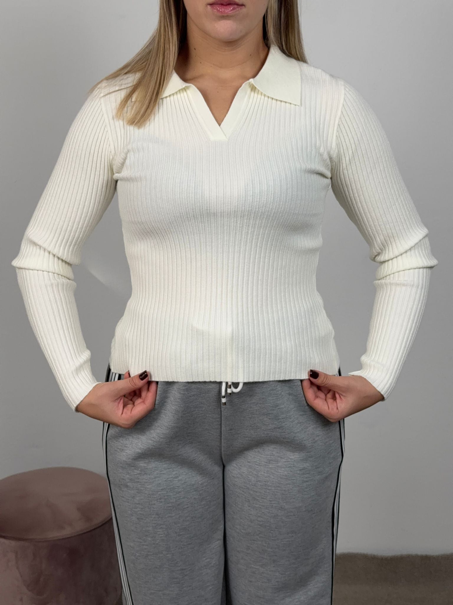 MAGLIA SCHOOL BIANCA