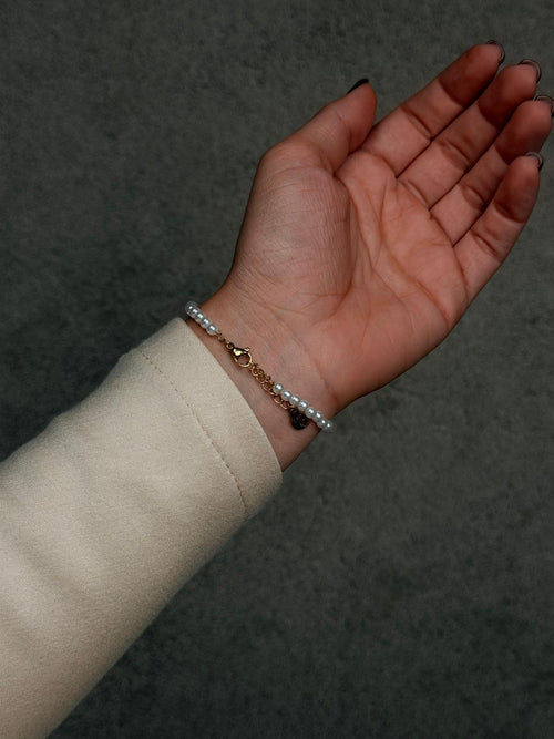 BRACCIALE PERLA M ORO