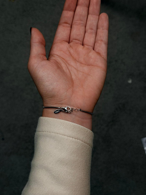BRACCIALE TRECUORI ARGENTO