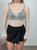 MAGLIA PIZZO AVORIO