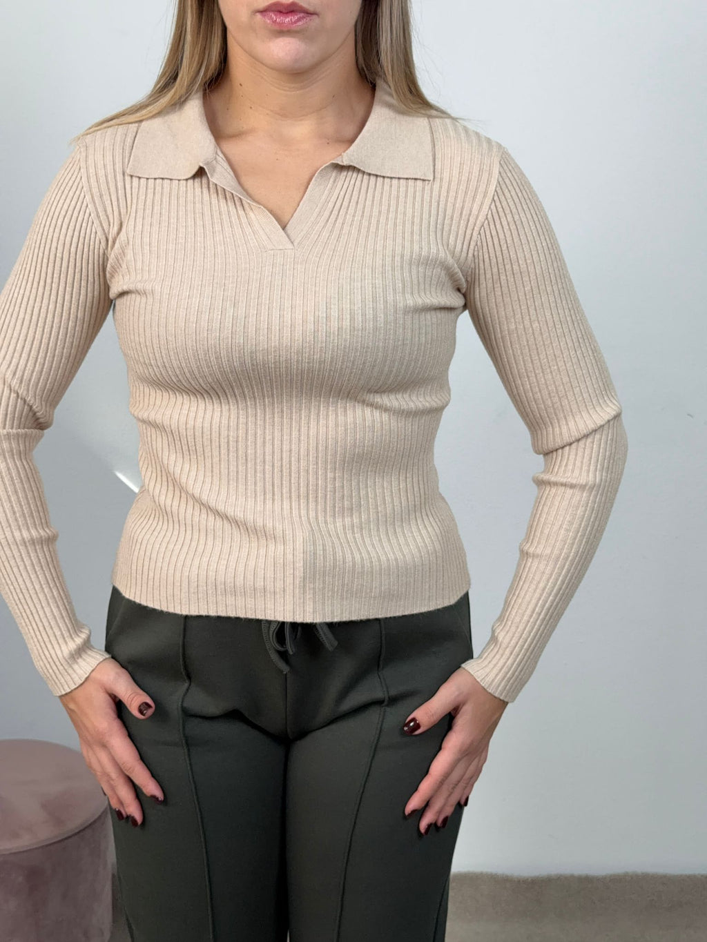 MAGLIA SCHOOL BEIGE